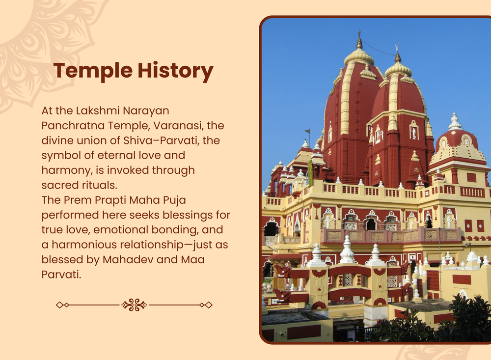 Prem Prapti Mahapuja at Lakshmi Narayan Panchratna, Varanasi