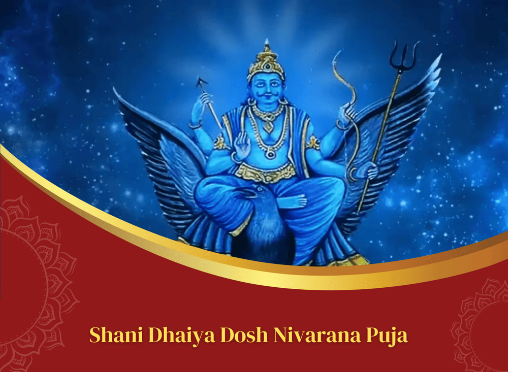 Shani Dhaiya Dosh Nivarana Puja: At Shri Navagrah Shani Temple, Ujjain, Madhya Pradesh - Instaastro Puja