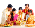 Joint family Puja