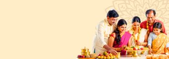 Joint family Puja