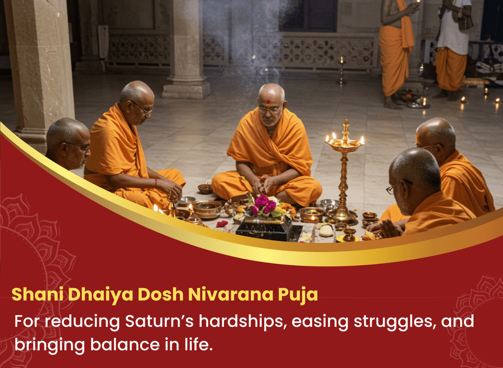 Shani Dhaiya Dosh Nivarana Puja: At Shri Navagrah Shani Temple, Ujjain, Madhya Pradesh - Instaastro Puja