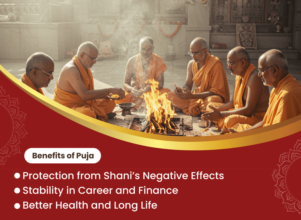 Shani Saade Saati Dosh Nivarana Puja: At Shri Navagrah Shani Temple, Ujjain, Madhya Pradesh - Instaastro Puja